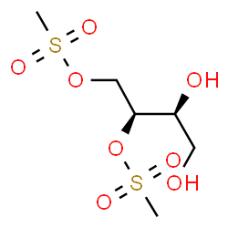 ChemSpider 2D Image | (2S,3S)-3,4-Dihydroxy-1,2-butanediyl dimethanesulfonate | C6H14O8S2