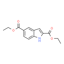 ChemSpider 2D Image | Diethyl 1H-indole-2,5-dicarboxylate | C14H15NO4