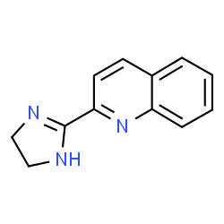 ChemSpider 2D Image | 2-(4,5-Dihydro-1H-imidazol-2-yl)quinoline | C12H11N3