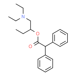 ChemSpider 2D Image | 1-(Diethylamino)-2-butanyl diphenylacetate | C22H29NO2