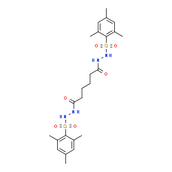 ChemSpider 2D Image | N'~1~,N'~6~-Bis(mesitylsulfonyl)hexanedihydrazide | C24H34N4O6S2