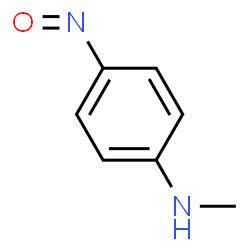 ChemSpider 2D Image | 4-nitroso-N-methylaniline | C7H8N2O