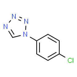 ChemSpider 2D Image | 1-(4-Chlorophenyl)-1H-tetrazole | C7H5ClN4