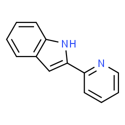 ChemSpider 2D Image | 2-(2-pyridyl)indole | C13H10N2