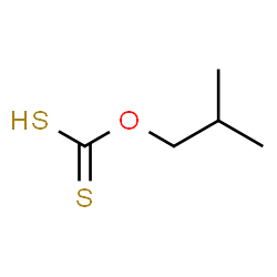 ChemSpider 2D Image | O-Isobutyl hydrogen carbonodithioate | C5H10OS2