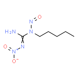 ChemSpider 2D Image | N-amyl-N'-nitro-N-nitrosoguanidine | C6H13N5O3