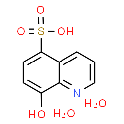 ChemSpider 2D Image | 8-Hydroxy-5-quinolinesulfonic acid dihydrate | C9H11NO6S