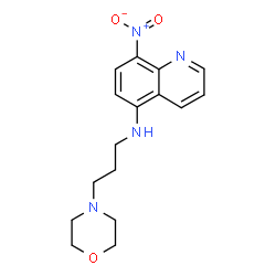 ChemSpider 2D Image | N-[3-(4-Morpholinyl)propyl]-8-nitro-5-quinolinamine | C16H20N4O3