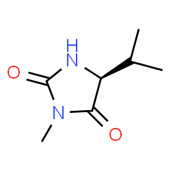 ChemSpider 2D Image | 3-Methyl-5-(S)-isopropyl Hydantoin | C7H12N2O2