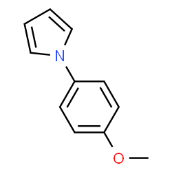 ChemSpider 2D Image | 1-(4-Methoxyphenyl)-1H-pyrrole | C11H11NO