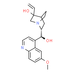 ChemSpider 2D Image | (3xi,9S)-6'-Methoxycinchonan-3,9-diol | C20H24N2O3