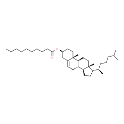 ChemSpider 2D Image | (3beta,17xi)-Cholest-5-en-3-yl decanoate | C37H64O2