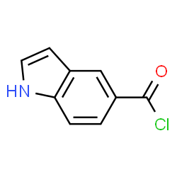 ChemSpider 2D Image | 1H-Indole-5-carbonyl chloride | C9H6ClNO