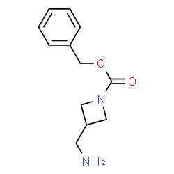 ChemSpider 2D Image | 1-Cbz-3-(aminomethyl)azetidine | C12H16N2O2