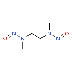 ChemSpider 2D Image | N,N'-Dimethyl-N,N'-dinitroso-1,2-ethanediamine | C4H10N4O2