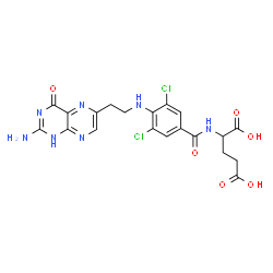 ChemSpider 2D Image | 3',5'-Dichlorohomofolic Acid, (2R)- | C20H19Cl2N7O6