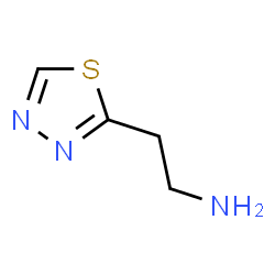 ChemSpider 2D Image | 2-(1,3,4-Thiadiazol-2-yl)ethanamine | C4H7N3S