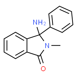 ChemSpider 2D Image | 3-Amino-2-methyl-3-phenyl-1-isoindolinone | C15H14N2O