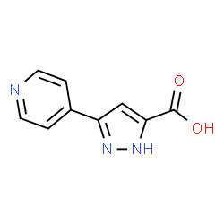 ChemSpider 2D Image | 3-PYRIDIN-4-YL-1H-PYRAZOLE-5-CARBOXYLIC ACID | C9H7N3O2