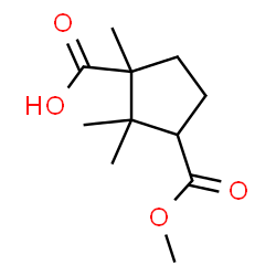 ChemSpider 2D Image | METHYL CAMPHORATE, (-)- | C11H18O4