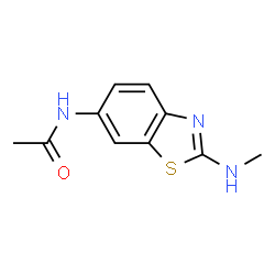 ChemSpider 2D Image | N-(2-Methylamino)-1,3-Benzothiazol-6-Yl)acetamide | C10H11N3OS