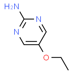 ChemSpider 2D Image | 5-Ethoxy-2-pyrimidinamine | C6H9N3O