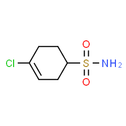 ChemSpider 2D Image | 4-Chloro-3-cyclohexene-1-sulfonamide | C6H10ClNO2S