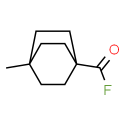 ChemSpider 2D Image | 4-Methylbicyclo[2.2.2]octane-1-carbonyl fluoride | C10H15FO