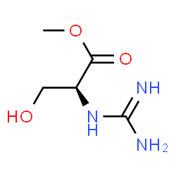 ChemSpider 2D Image | Methyl N-carbamimidoyl-L-serinate | C5H11N3O3