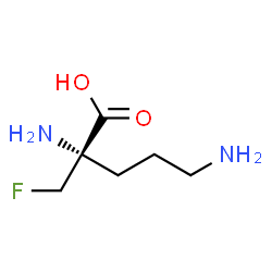 ChemSpider 2D Image | 2-(Fluoromethyl)-L-ornithine | C6H13FN2O2