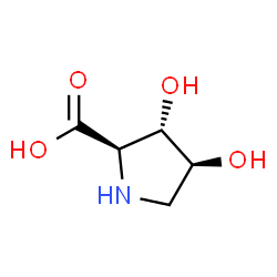 ChemSpider 2D Image | (3S,4S)-3,4-Dihydroxy-D-proline | C5H9NO4