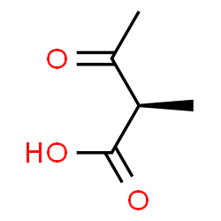 ChemSpider 2D Image | (2R)-2-Methyl-3-oxobutanoic acid | C5H8O3
