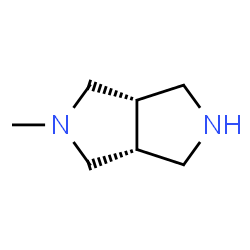 ChemSpider 2D Image | (3aR,6aS)-2-Methyloctahydropyrrolo[3,4-c]pyrrole | C7H14N2
