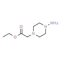 ChemSpider 2D Image | Ethyl (4-amino-1-piperazinyl)acetate | C8H17N3O2