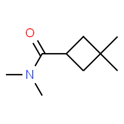 ChemSpider 2D Image | N,N,3,3-Tetramethylcyclobutanecarboxamide | C9H17NO