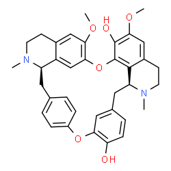 ChemSpider 2D Image | (1beta,1'beta)-6,6'-Dimethoxy-2,2'-dimethylberbaman-7,12-diol | C36H38N2O6