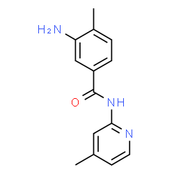 ChemSpider 2D Image | 3-AMINO-4-METHYL-N-(4-METHYL-2-PYRIDYL)BENZAMIDE | C14H15N3O