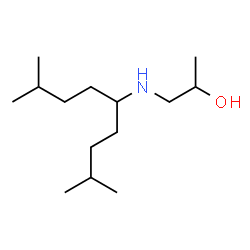 ChemSpider 2D Image | 1-[(2,8-Dimethyl-5-nonanyl)amino]-2-propanol | C14H31NO