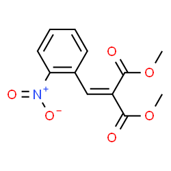 ChemSpider 2D Image | Dimethyl (2-nitrobenzylidene)malonate | C12H11NO6