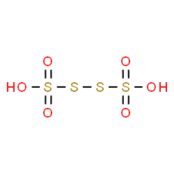 ChemSpider 2D Image | tetrathionic acid | H2O6S4