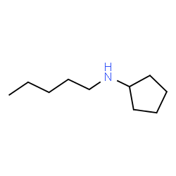ChemSpider 2D Image | N-Pentylcyclopentanamine | C10H21N