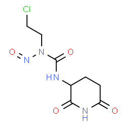ChemSpider 2D Image | 1-(2-Chloroethyl)-3-(2,6-dioxo-3-piperidyl)-1-nitrosourea | C8H11ClN4O4