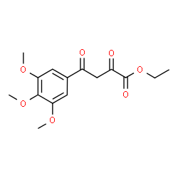ChemSpider 2D Image | Ethyl 2,4-dioxo-4-(3,4,5-trimethoxyphenyl)butanoate | C15H18O7