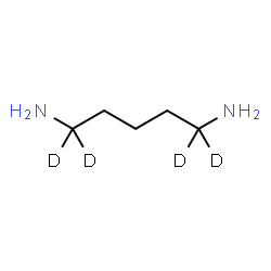 ChemSpider 2D Image | 1,5-Pentane-1,1,5,5-d4-diamine | C5H10D4N2