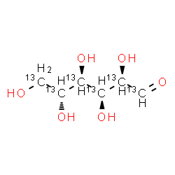 ChemSpider 2D Image | D-Glucose-13C6 | 13C6H12O6