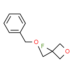 ChemSpider 2D Image | 3-((Benzyloxy)methyl)-3-fluorooxetane | C11H13FO2
