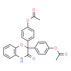 ChemSpider 2D Image | Bisoxatin Acetate | C24H19NO6