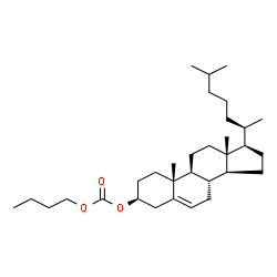 ChemSpider 2D Image | Butyl (3beta)-cholest-5-en-3-yl carbonate | C32H54O3