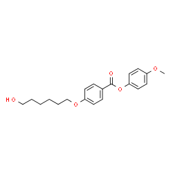 ChemSpider 2D Image | 4-Methoxyphenyl 4-((6-hydroxyhexyl)oxy)benzoate | C20H24O5