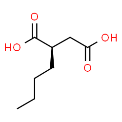 ChemSpider 2D Image | (2R)-2-Butylsuccinic acid | C8H14O4